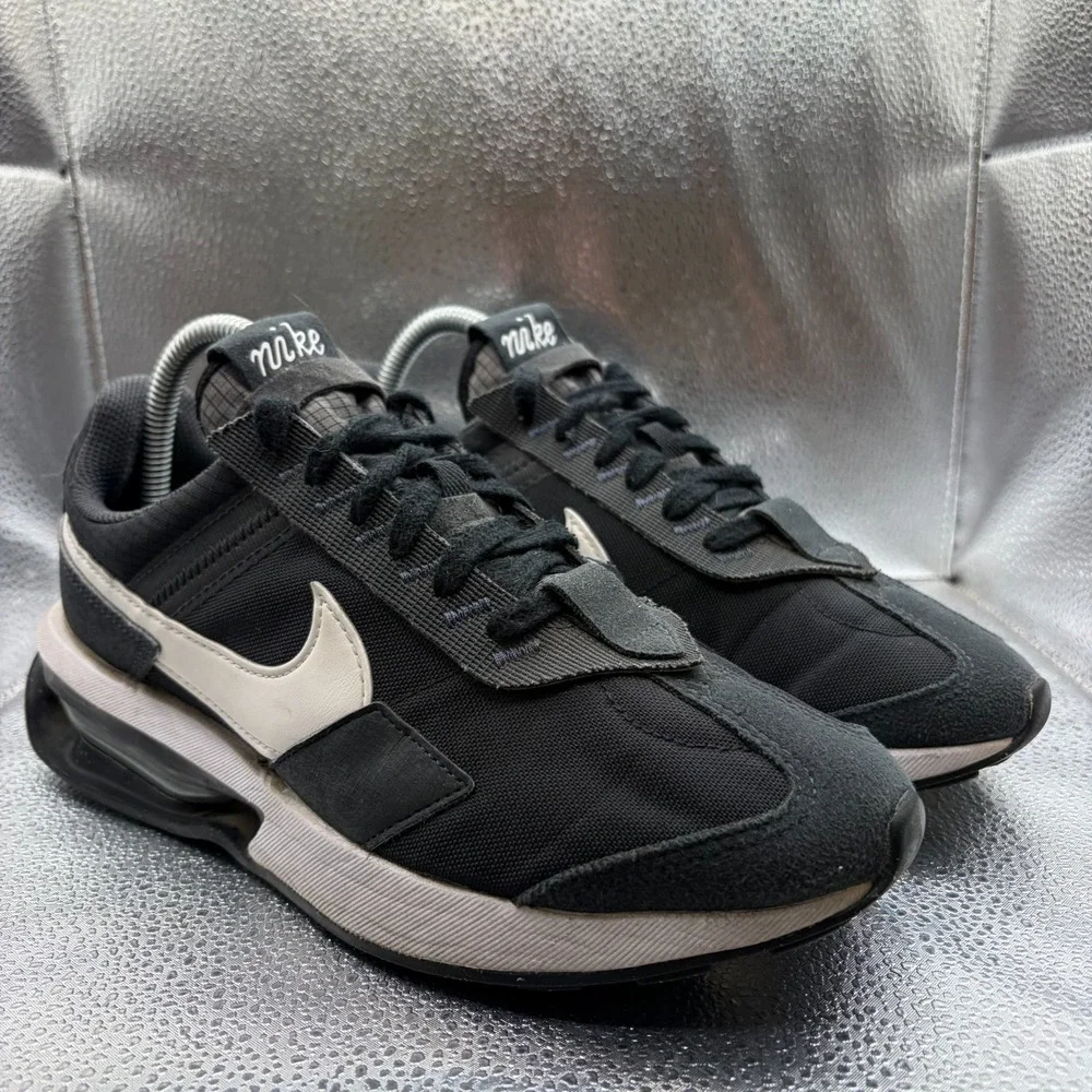 Size 7 Nike Air‎ Max Pre-Day Black Mens Lace-Up Comfort Running Shoes DC9402-001